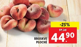 Lidl BROSKVE PLOCHÉ nabídka