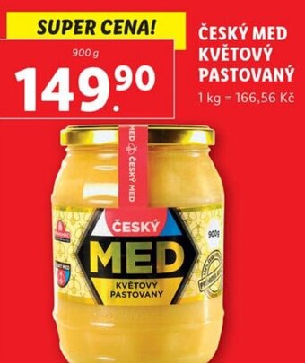 Lidl ČESKÝ MED KVĚTOVÝ PASTOVANÝ nabídka