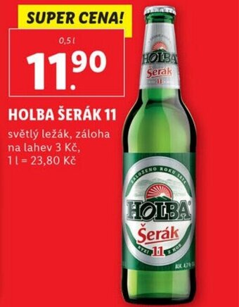 Lidl HOLBA ŠERÁK 11 nabídka
