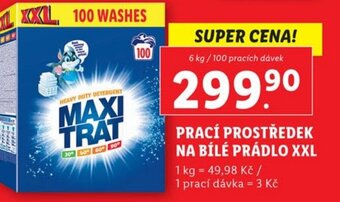 Lidl PRACÍ PROSTŘEDEK NA BÍLÉ PRÁDLO XXL nabídka