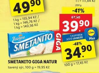 Lidl Smetanito nabídka