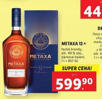 Lidl Metaxa 12* nabídka