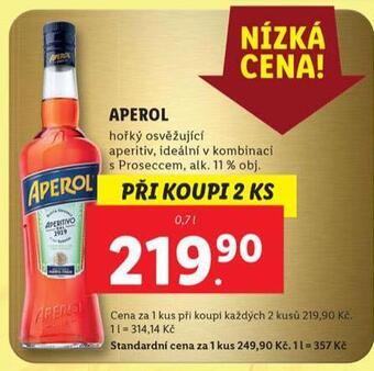 Lidl Aperol nabídka
