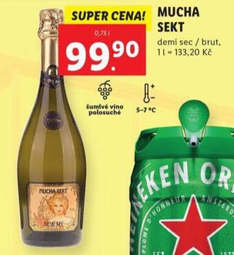 Lidl Mucha sekt nabídka