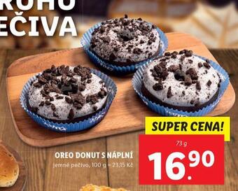 Lidl Oreo donut s náplní nabídka