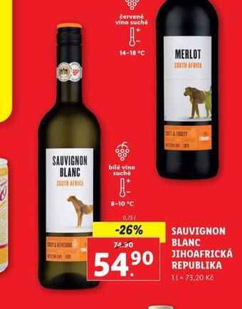 Lidl Sauvignon blanc nabídka