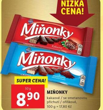 Lidl Miňonky nabídka