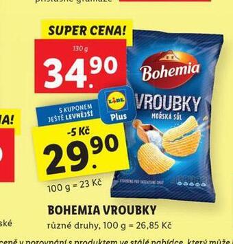 Lidl Bohemia vroubky nabídka