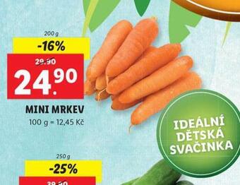 Lidl Mini mrkev nabídka