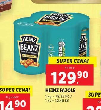 Lidl Heinz fazole nabídka