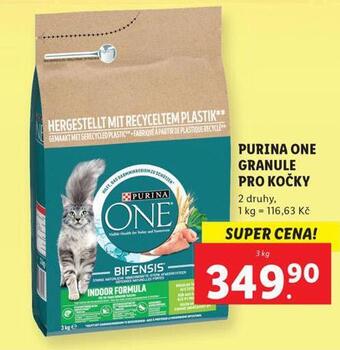 Lidl Purina one granule pro kočky nabídka