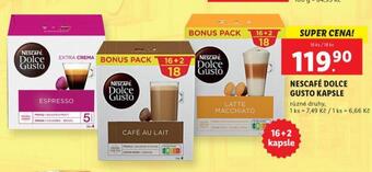 Lidl Kávové kapsle dolce gusto nabídka