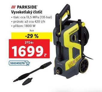 Lidl Vysokotlaký čistič nabídka
