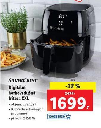 Lidl Digitální horkovzdušná fritéza nabídka