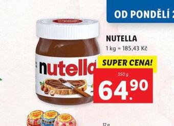 Lidl Nutella nabídka