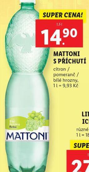 Lidl Mattoni nabídka