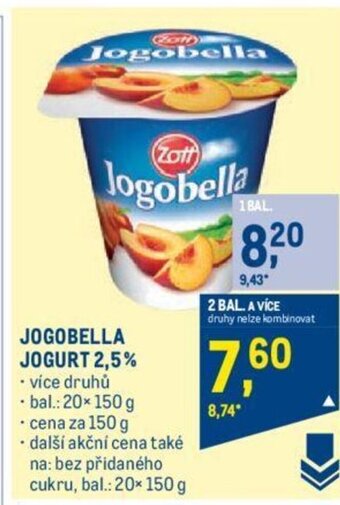 Makro JOGOBELLA JOGURT 2,5% nabídka