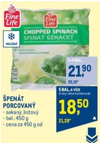 Makro ŠPENÁT PORCOVANÝ nabídka