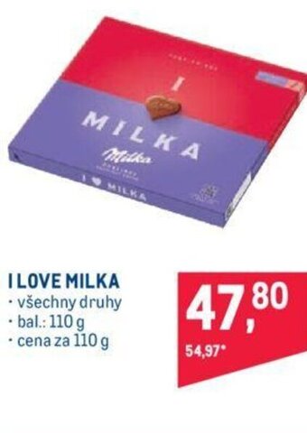 Makro I LOVE MILKA nabídka