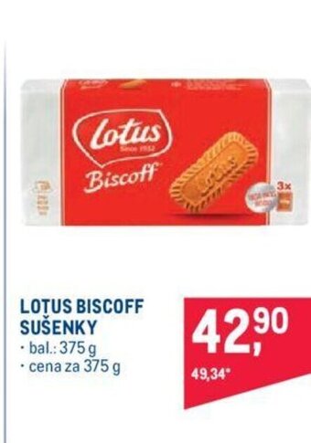 Makro LOTUS BISCOFF SUŠENKY nabídka