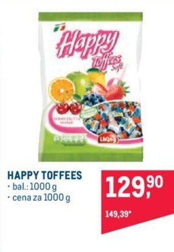 Makro HAPPY TOFFEES nabídka