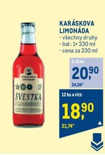 Makro KARÁSKOVA LIMONÁDA nabídka