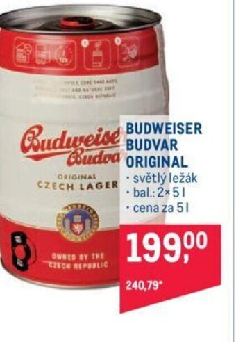 Makro BUDWEISER Budvar ORIGINAL nabídka