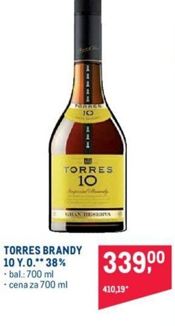 Makro TORRES BRANDY 10 Y.0.** 38% nabídka
