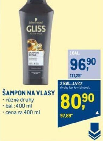 Makro ŠAMPON NA VLASY nabídka