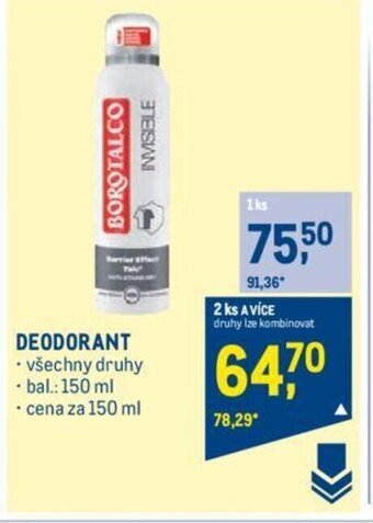 Makro DEODORANT nabídka
