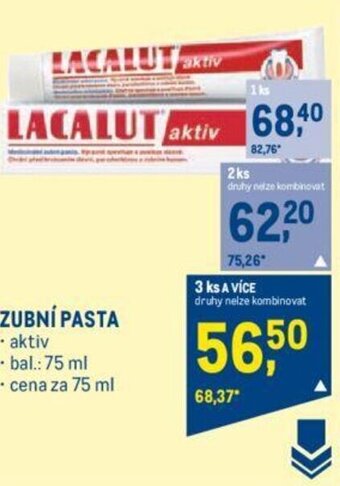 Makro ZUBNÍ PASTA nabídka