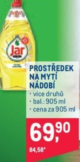 Makro PROSTŘEDEK NA MYTÍ NÁDOBÍ nabídka