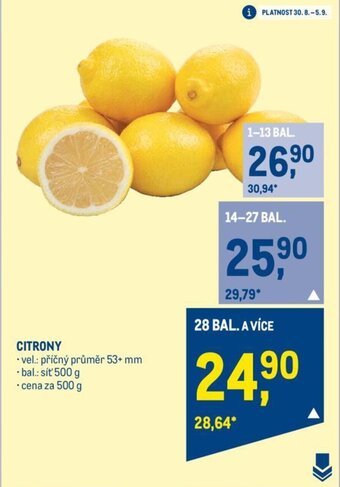 Makro CITRONY nabídka