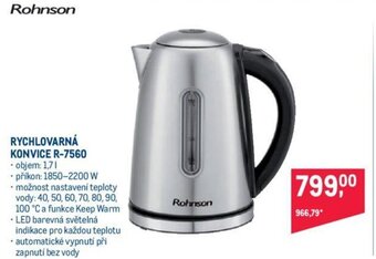 Makro RYCHLOVARNÁ KONVICE R-7560 nabídka