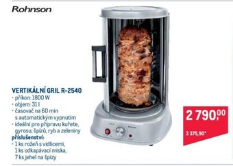 Makro VERTIKÁLNÍ GRIL R-2540 nabídka