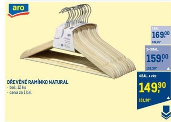 Makro DŘEVĚNÉ RAMÍNKO NATURAL nabídka