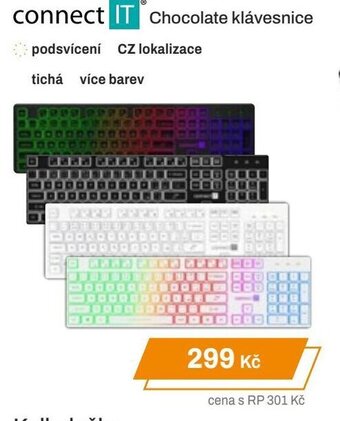 Expert Connect IT Chocolate klávesnice nabídka