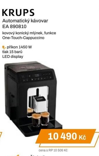 Expert KRUPS Automatický kávovar EA 890810 nabídka
