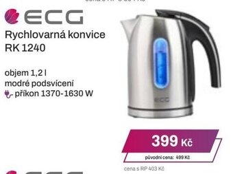 Expert ECG Rychlovarná konvice RK 1240 nabídka