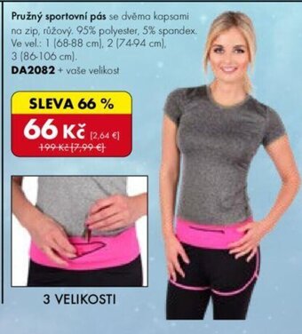 Dedra Pružný sportovní pás se dvěma kapsami nabídka