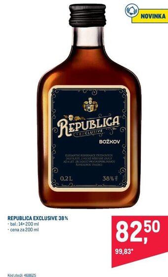 Makro REPUBLICA EXCLUSIVE 38% nabídka