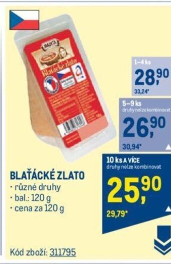 Makro BLAŤÁCKÉ ZLATO nabídka