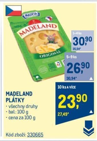 Makro MADELAND PLÁTKY nabídka