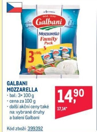 Makro GALBANI MOZZARELLA nabídka