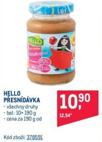 Makro HELLO PŘESNÍDÁVKA nabídka