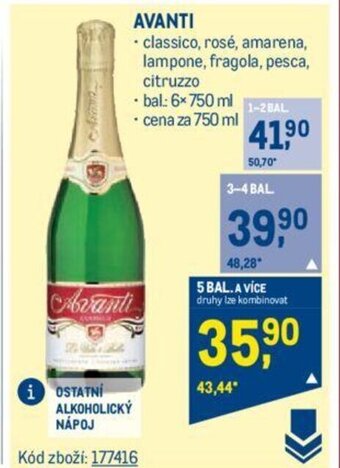 Makro AVANTI nabídka