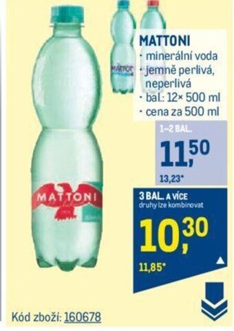 Makro MATTONI nabídka
