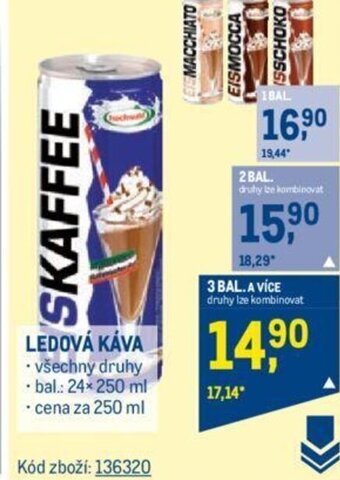 Makro LEDOVÁ KÁVA nabídka