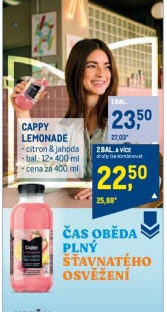 Makro CAPPY LEMONADE nabídka