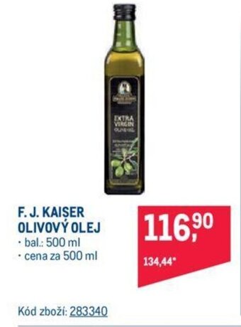 Makro F.J. KAISER OLIVOVÝ OLEJ nabídka